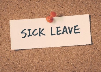 Sick Leave Sign