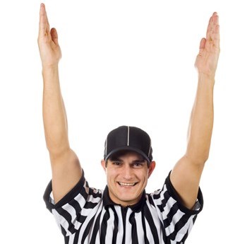 Referee touchdown