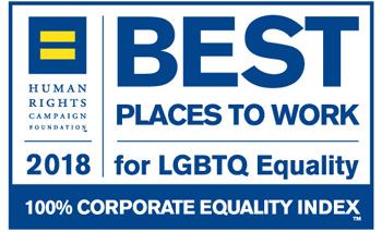 Best Places to Work for LGBTQ Equality - 100% Corporate Equality Index