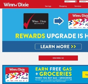Winn-Dixie homepage