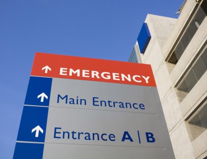 Hospital Emergency Sign