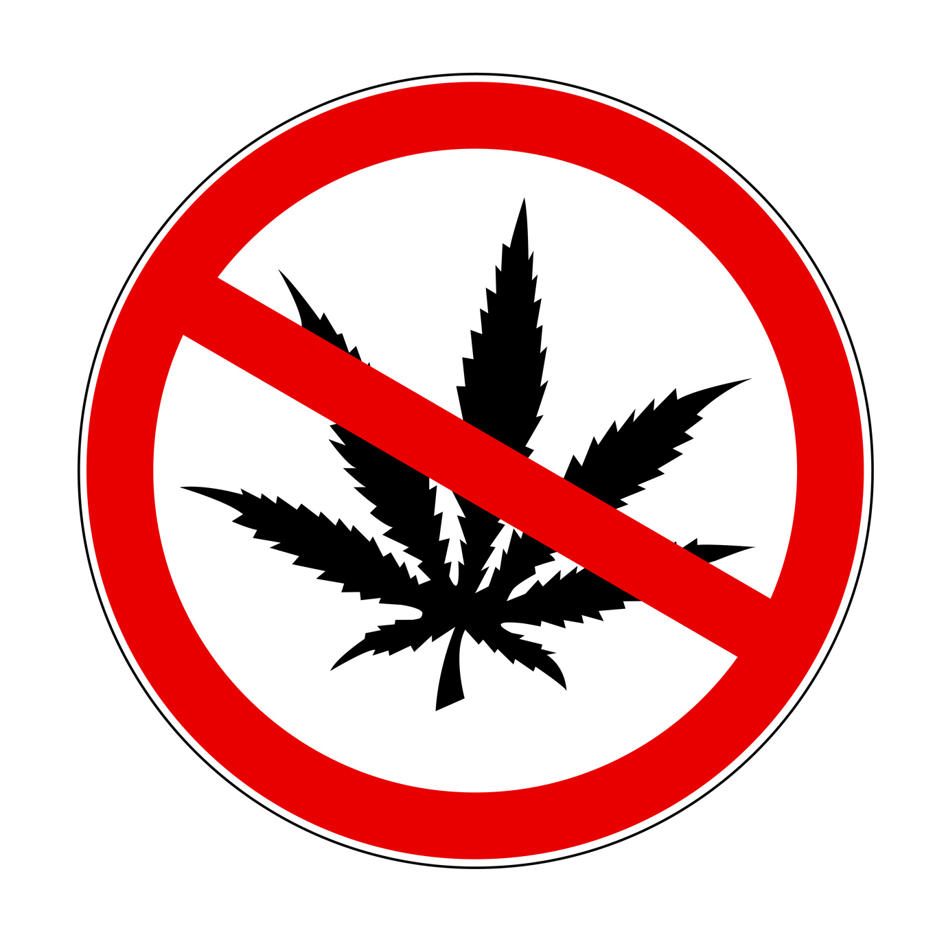 cannabis symbol crossed out