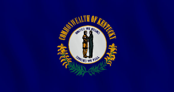 Kentucky US state flag